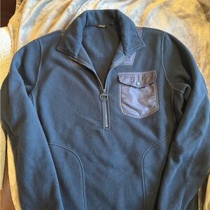 Barbour Navy Fleece Pullover